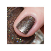 UberChic Beauty Celtic Queen - Holographic Polish Regular Polish Dark Olive Green