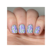 UberChic Beauty Floral Embrace Stamping Plate Rosy Brown