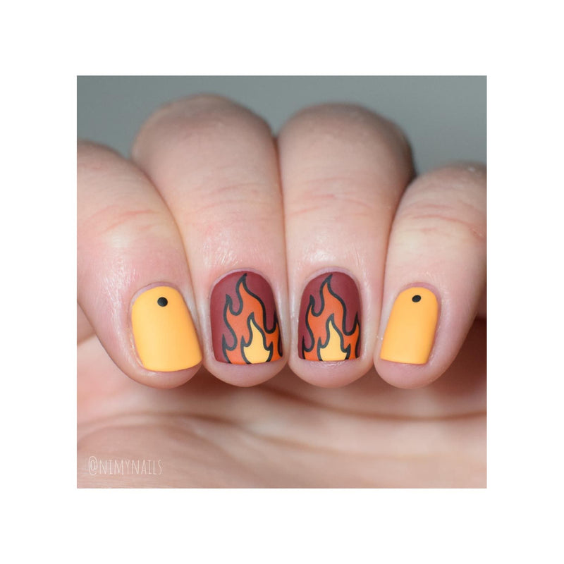 UberChic Beauty Light It Up Stamping Plate Rosy Brown