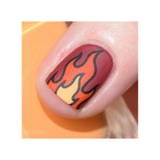 UberChic Beauty Light It Up Stamping Plate Dark Salmon