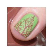 UberChic Beauty Modern Mountainscapes Stamping Plate Rosy Brown