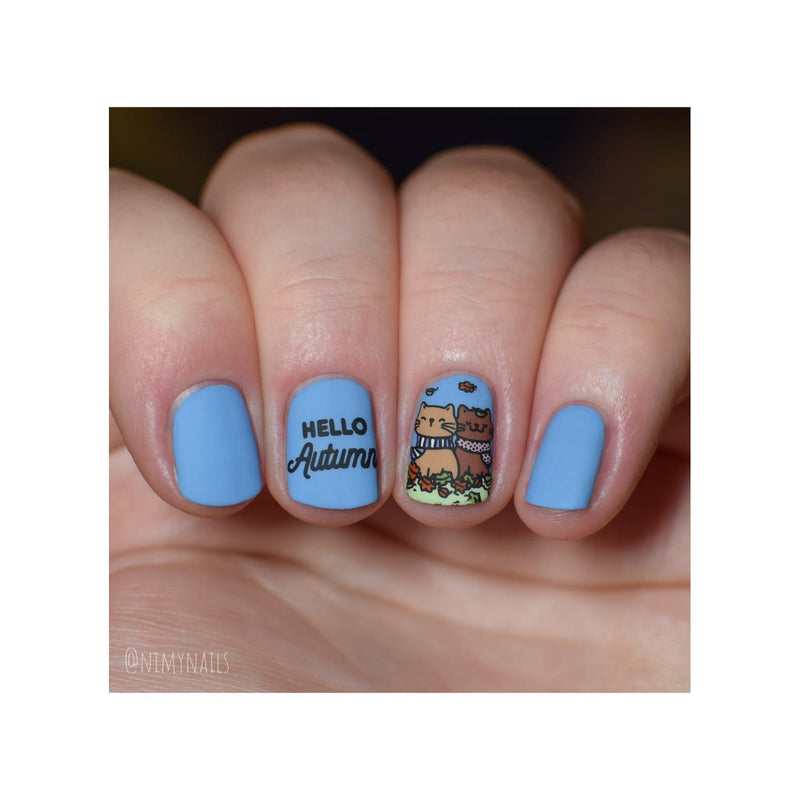 UberChic Beauty Sweater Weather Stamping Plate Rosy Brown