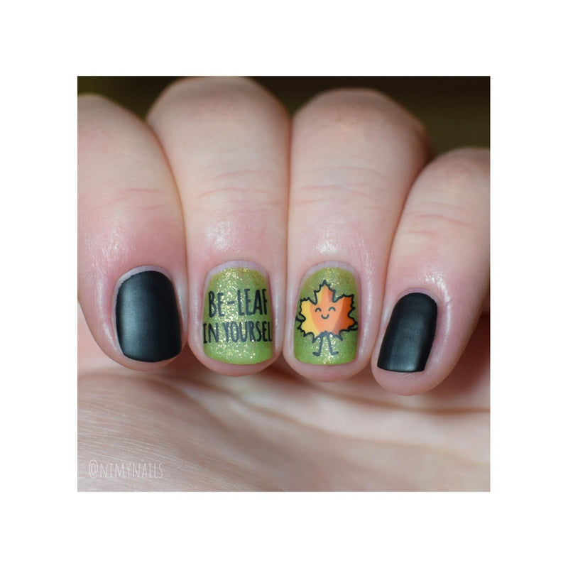 UberChic Beauty Sweater Weather Stamping Plate Rosy Brown