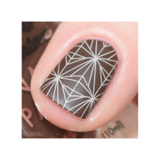UberChic Beauty Art Deco Glam Stamping Plate Gray