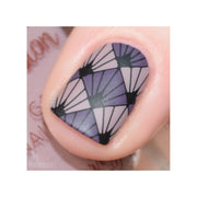 UberChic Beauty Art Deco Glam Stamping Plate Rosy Brown
