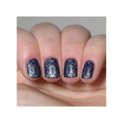 UberChic Beauty Art Deco Refinement Stamping Plate Rosy Brown