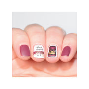 UberChic Beauty Elements of Love Stamping Plate Pink