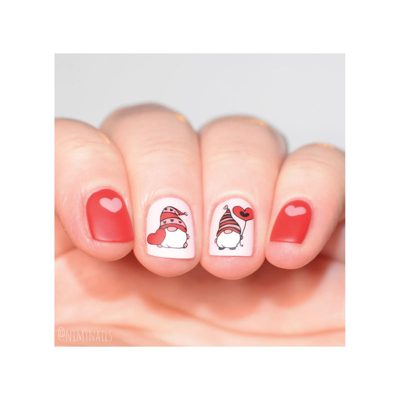 UberChic Beauty Elements of Love Stamping Plate Pink