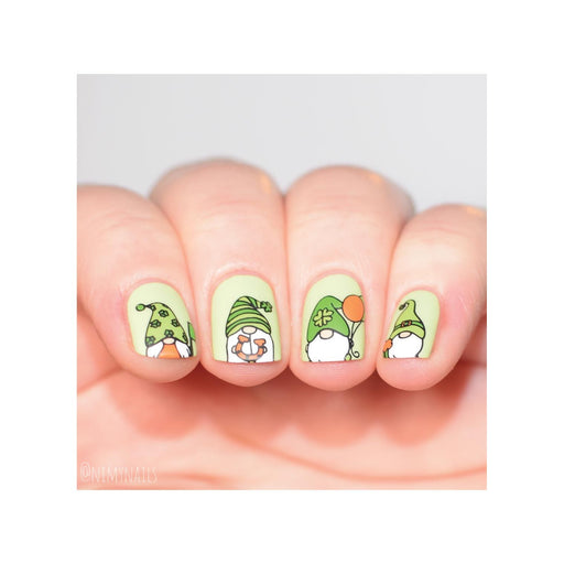 UberChic Beauty St Patrick's Day-05 Stamping Plate Peach Puff