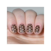 UberChic Beauty Be Bold Stamping Plate Rosy Brown