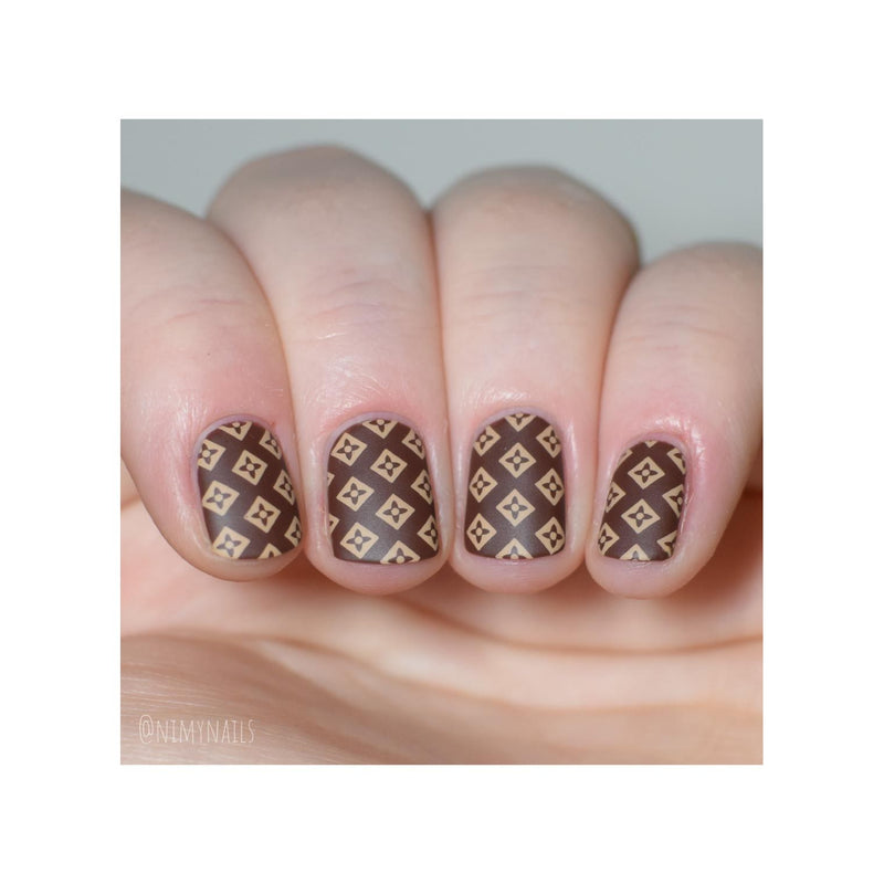 UberChic Beauty Be Bold Stamping Plate Rosy Brown