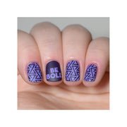 UberChic Beauty Be Bold Stamping Plate Rosy Brown