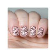 UberChic Beauty Better With Coffee Stamping Plate Rosy Brown