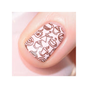 UberChic Beauty Better With Coffee Stamping Plate Pink