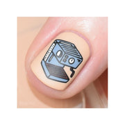 UberChic Beauty Better With Coffee Stamping Plate Light Pink