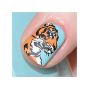 UberChic Beauty Wild & Fierce: Big Cats Stamping Plate Gray