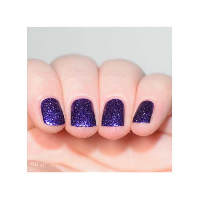 UberChic Beauty Deep Freeze - Holographic Polish Regular Polish Pink