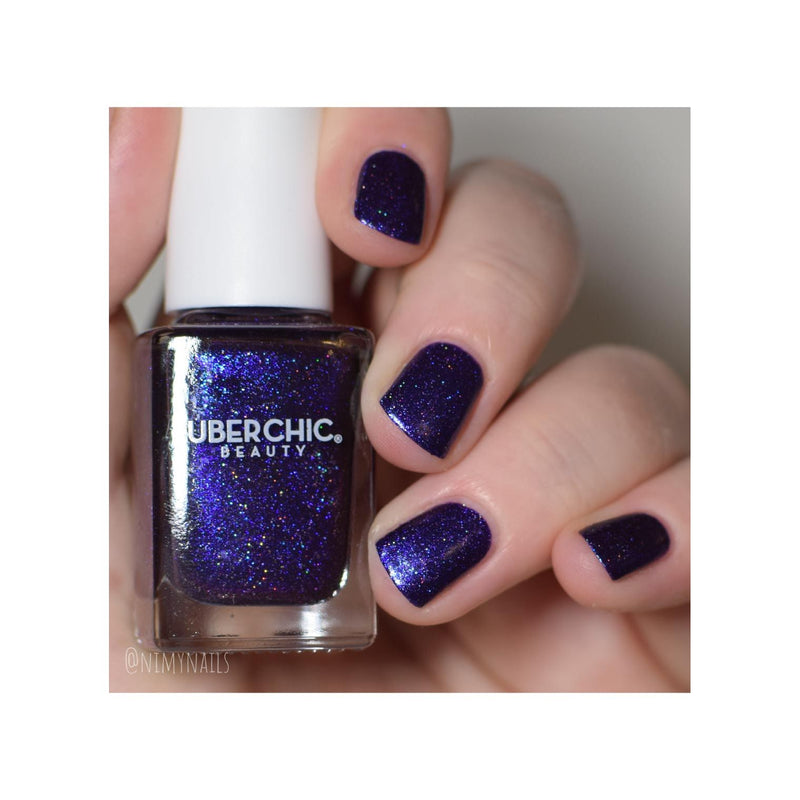 UberChic Beauty Deep Freeze - Holographic Polish Regular Polish Rosy Brown