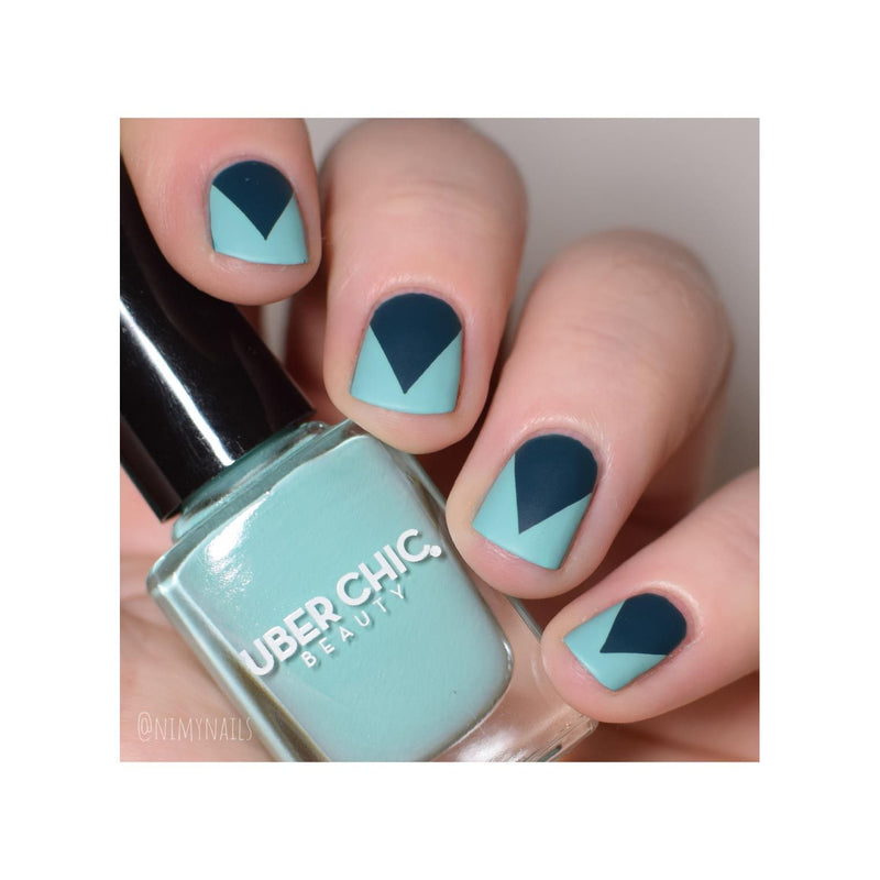 UberChic Beauty Feeling French Stamping Plate Rosy Brown