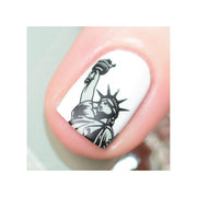UberChic Beauty Fourth of July-02 Stamping Plate Light Gray