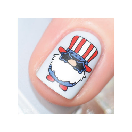UberChic Beauty Fourth of July-02 Stamping Plate Light Gray
