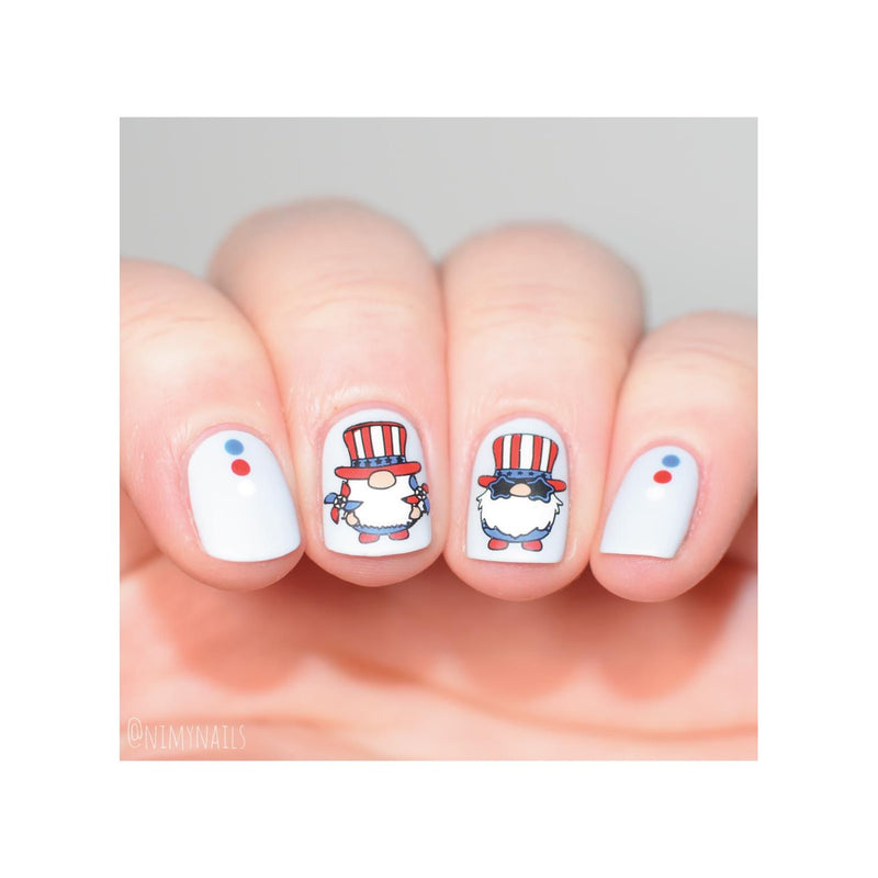 UberChic Beauty Fourth of July-02 Stamping Plate Pink