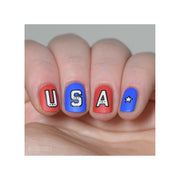 UberChic Beauty Fourth of July Kawaii Stamping Plate Rosy Brown