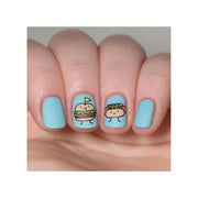 UberChic Beauty Fourth of July Kawaii Stamping Plate Rosy Brown