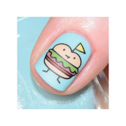 UberChic Beauty Fourth of July Kawaii Stamping Plate Light Gray