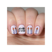 UberChic Beauty Happy Birthday Stamping Plate Rosy Brown