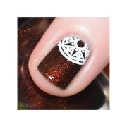 UberChic Beauty Haunted Snow Stamping Plate Pink