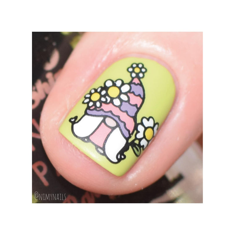 UberChic Beauty Hello Spring Stamping Plate Tan