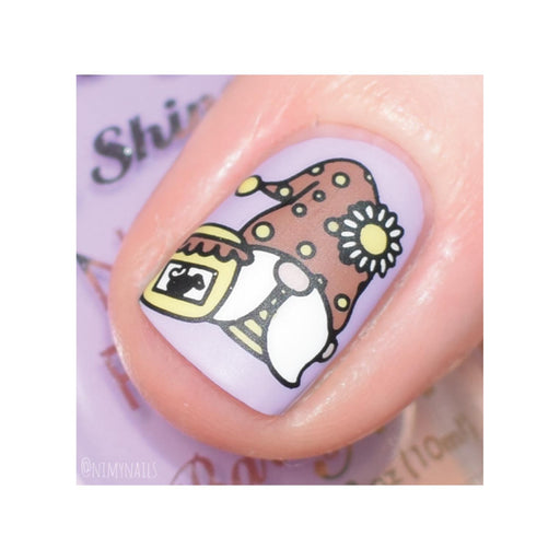 UberChic Beauty Hello Spring Stamping Plate Gray