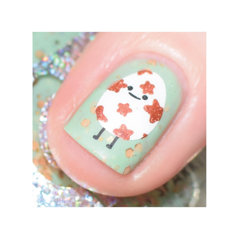UberChic Beauty Hello Spring Stamping Plate Light Gray
