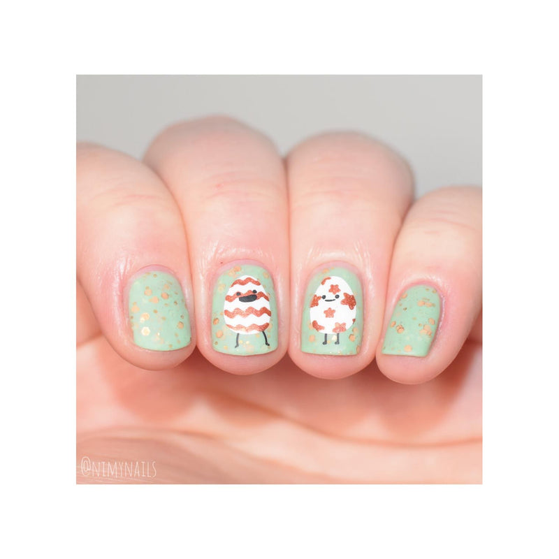 UberChic Beauty Hello Spring Stamping Plate Light Pink