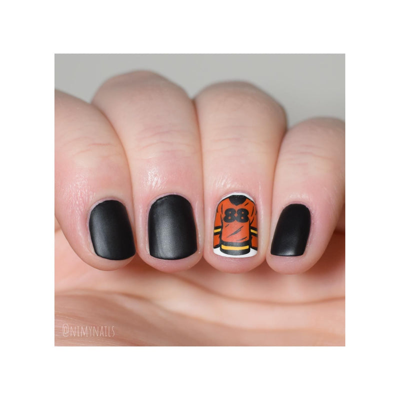 UberChic Beauty Hockey is Life Stamping Plate Tan