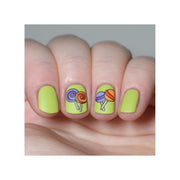 UberChic Beauty I Want Candy Stamping Plate Rosy Brown
