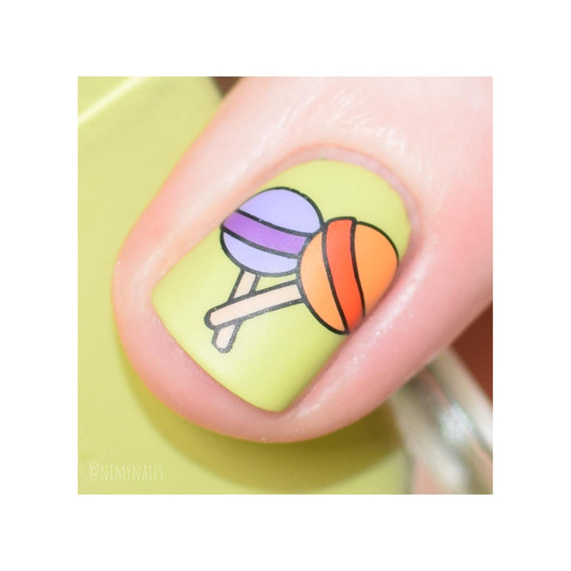 UberChic Beauty I Want Candy Stamping Plate Tan