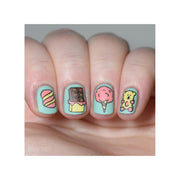 UberChic Beauty I Want Candy Stamping Plate Rosy Brown