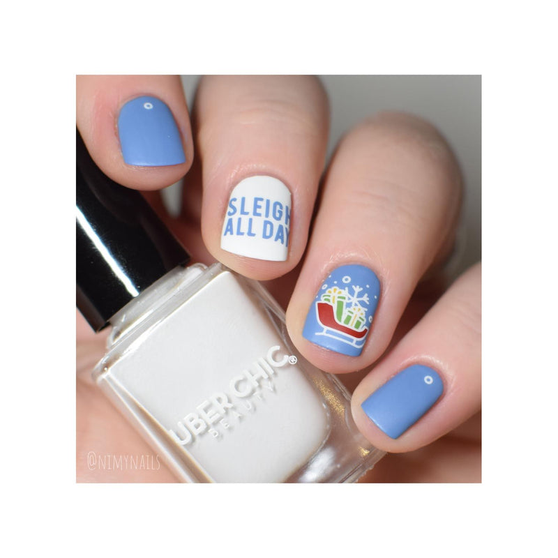 UberChic Beauty It's A Season Of Joy Stamping Plate Rosy Brown