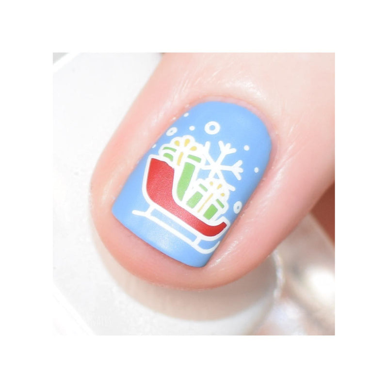 UberChic Beauty It's A Season Of Joy Stamping Plate Antique White