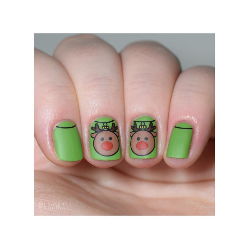 UberChic Beauty It's A Season Of Joy Stamping Plate Rosy Brown