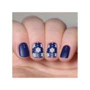 UberChic Beauty Let It Snow Stamping Plate Rosy Brown