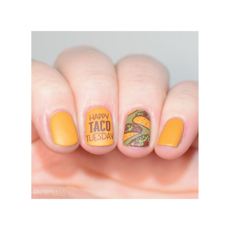 UberChic Beauty Let's Taco Bout It Stamping Plate Wheat