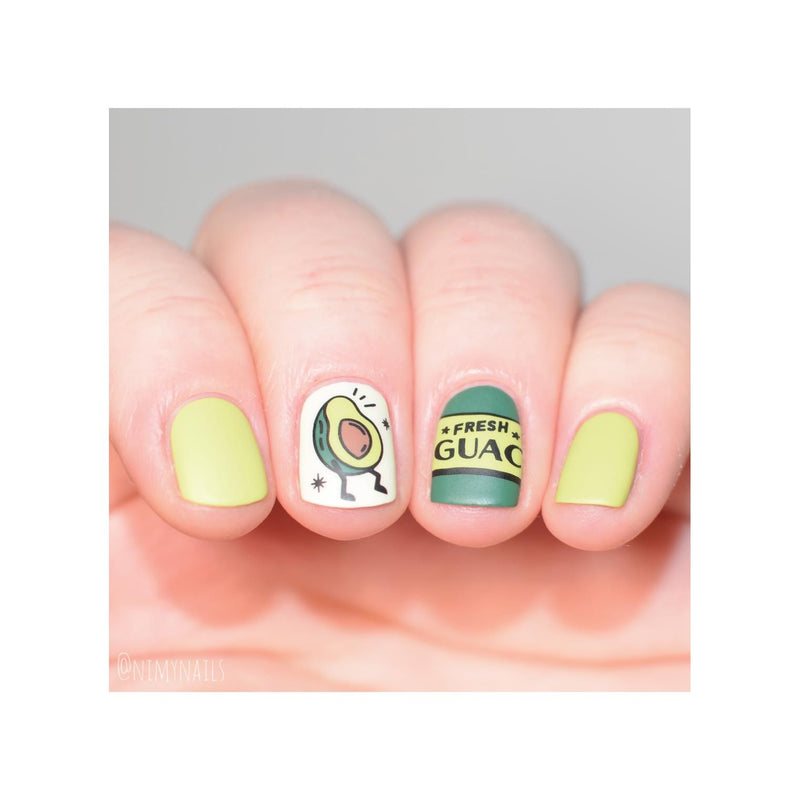 UberChic Beauty Let's Taco Bout It Stamping Plate Wheat