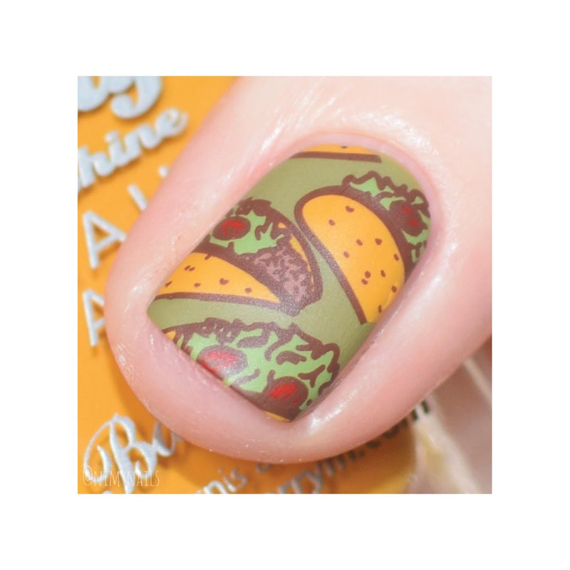 UberChic Beauty Let's Taco Bout It Stamping Plate Tan