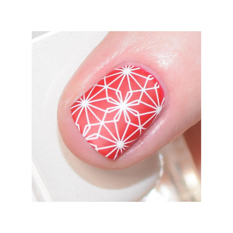 UberChic Beauty Luxe In Lines Stamping Plate Light Gray