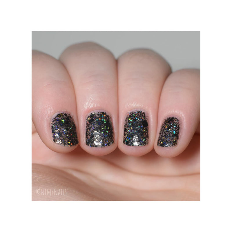 UberChic Beauty Midnight Howl - Holographic Polish Regular Polish Rosy Brown