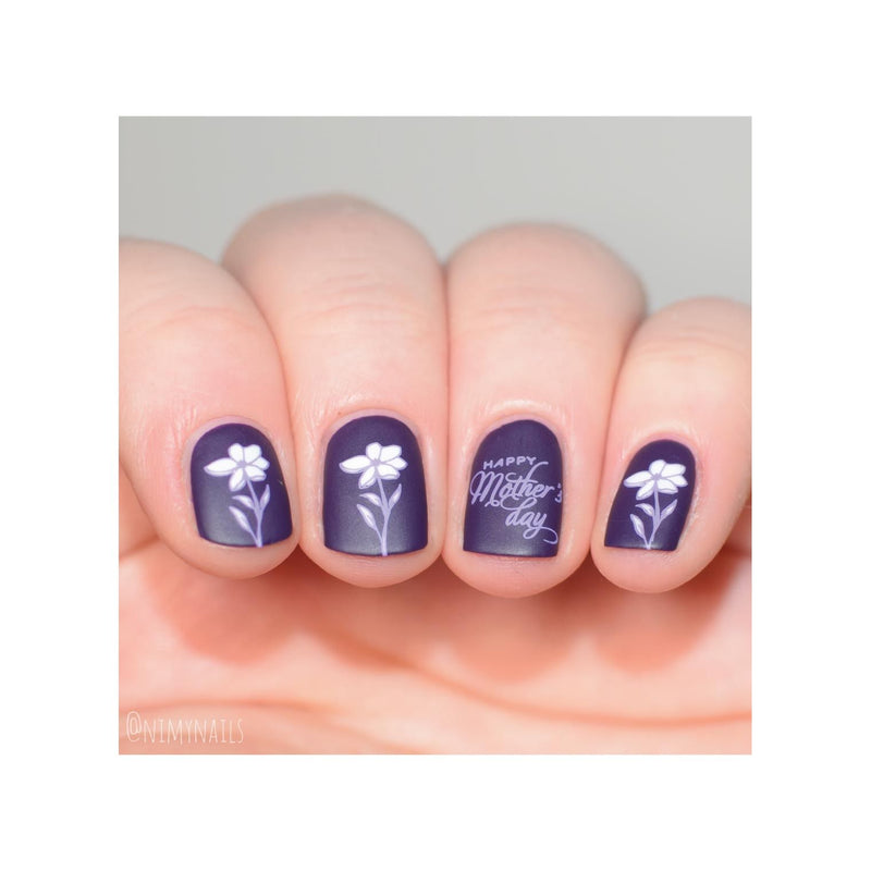 UberChic Beauty Mom Mode Stamping Plate Light Pink