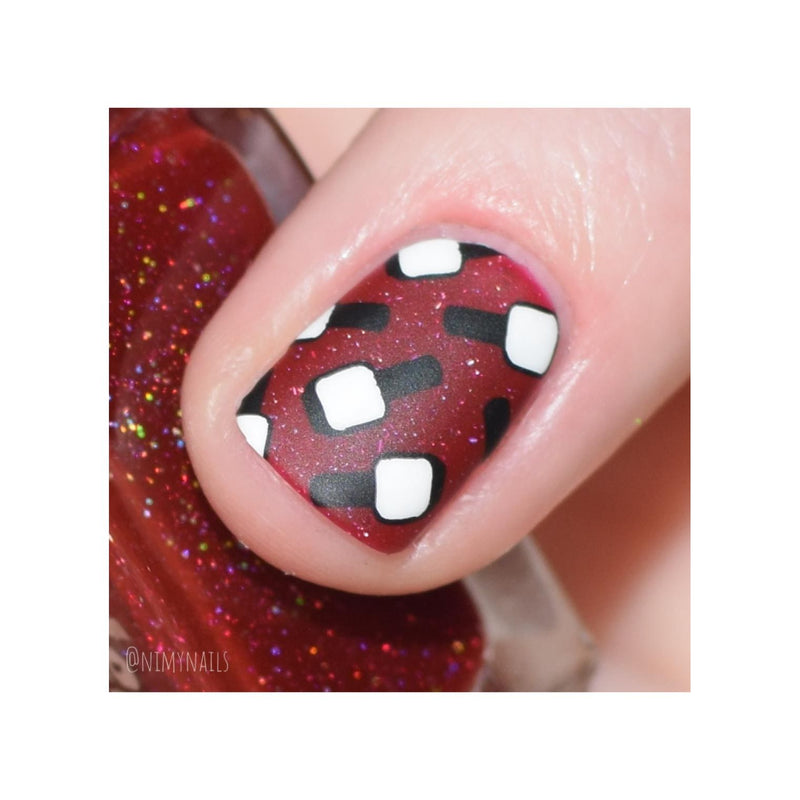UberChic Beauty Nail Polish Is Life Stamping Plate Sienna